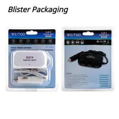 3-fach Zigarettenanzünder Splitter mit USB – SwissGlanzGarage Ansicht 6