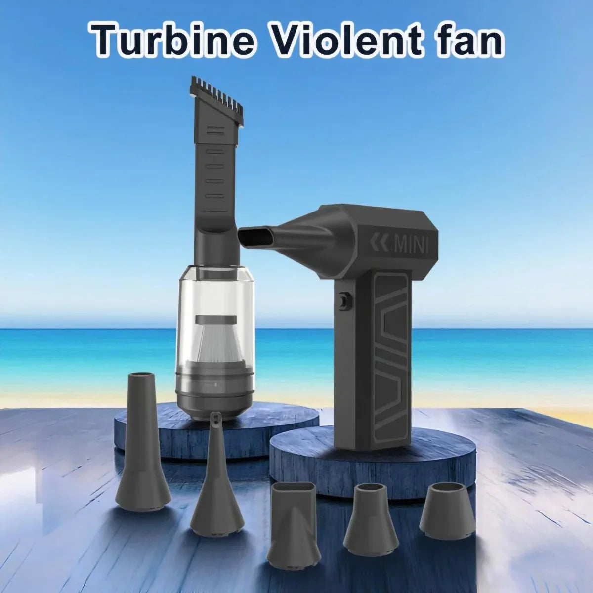 Turbo Jet Fan Mini Air Duster Akku Reiniger – SwissGlanzGarage Ansicht 2