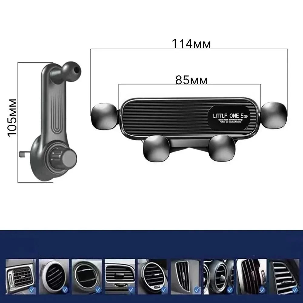 Neue Schwerkraft Auto Telefon Halter für 4,7-7 zoll Handy Auto Air Vent Telefon Halterung Universal Stoßfest GPS Clip...