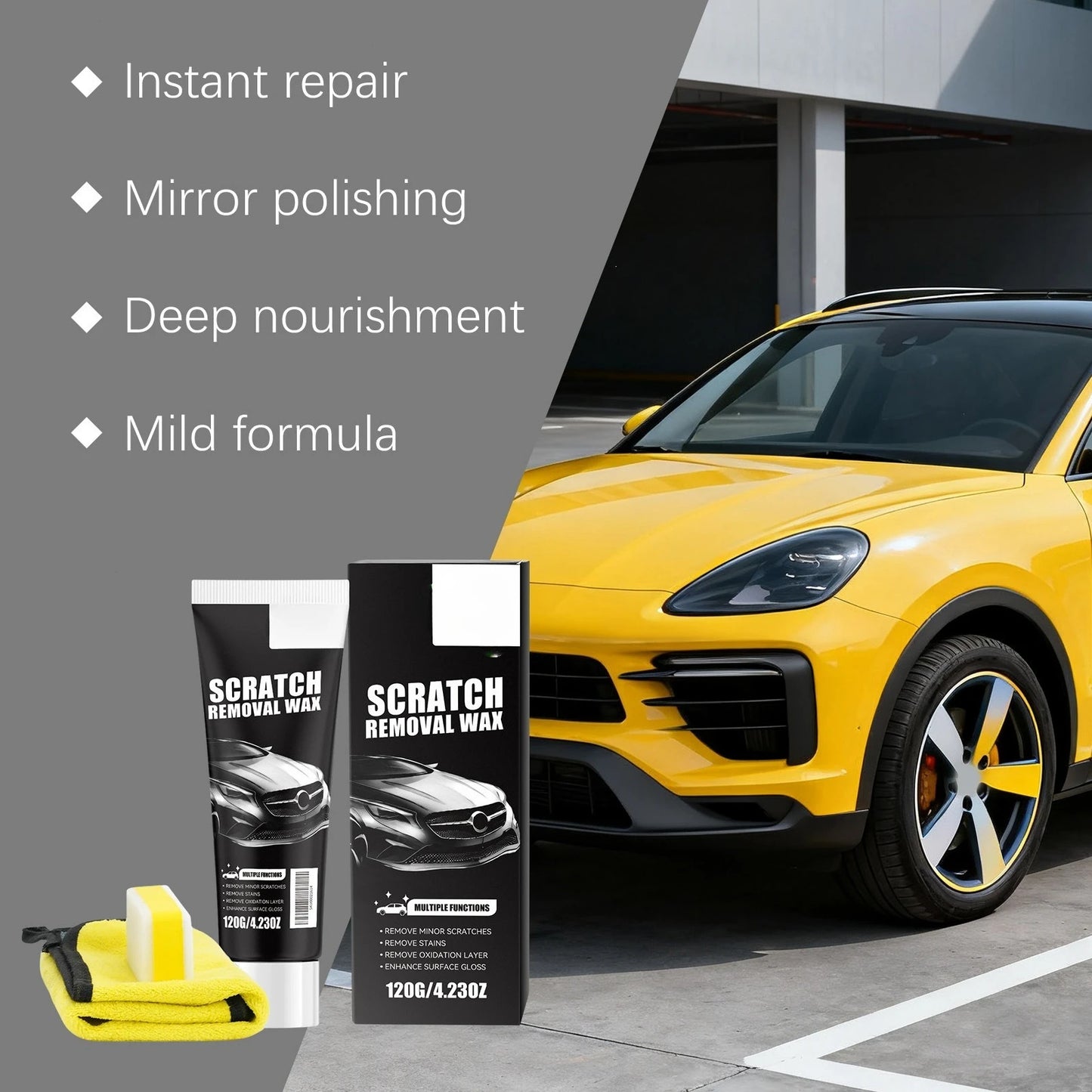 Auto-Kratzerentferner Lackpflege-Werkzeuge Auto-Wirbelentferner Kratzerreparatur Poliermittel Auto-Karosserie Schleif...