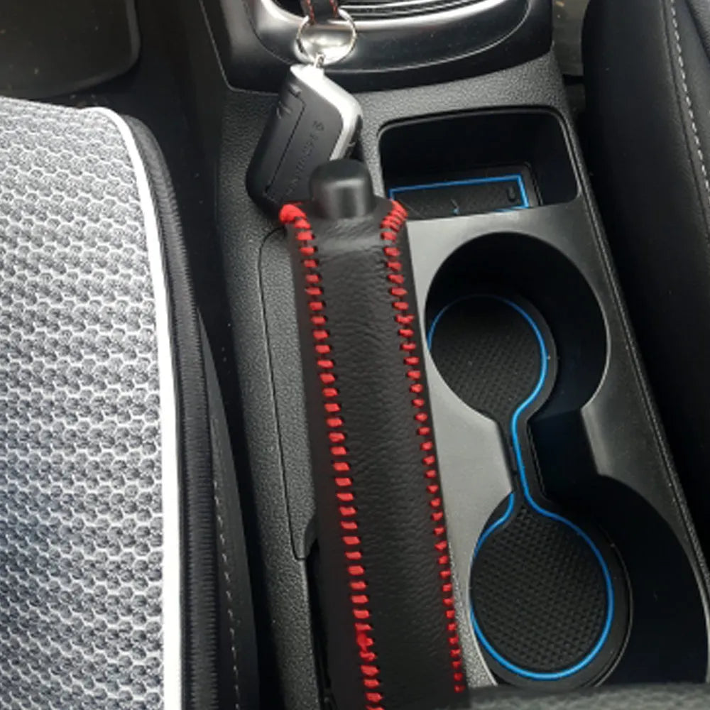 Handbremsabdeckung Leder für VW Golf 4-7 – SwissGlanzGarage Ansicht 5
