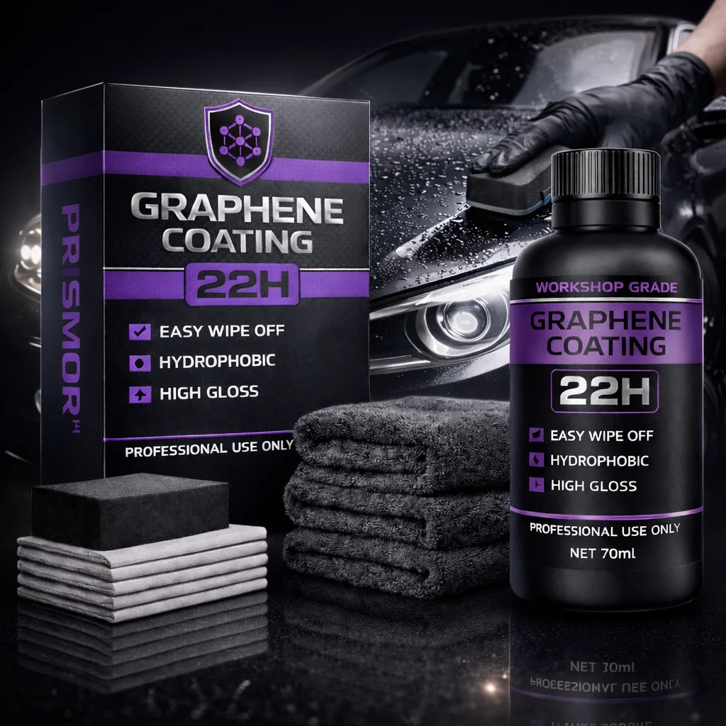 Graphen-Keramikbeschichtung 22H – Hydrophobe Autolack-Schutzbeschichtung Kratzerreparatur Hochglanz Langlebig