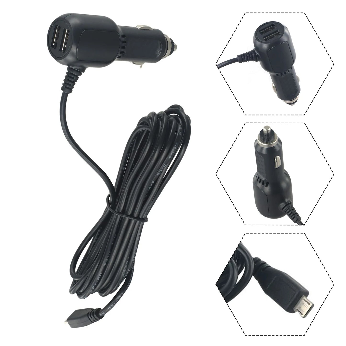 USB-Ladegerät für Dashcam und GPS – SwissGlanzGarage Ansicht 4