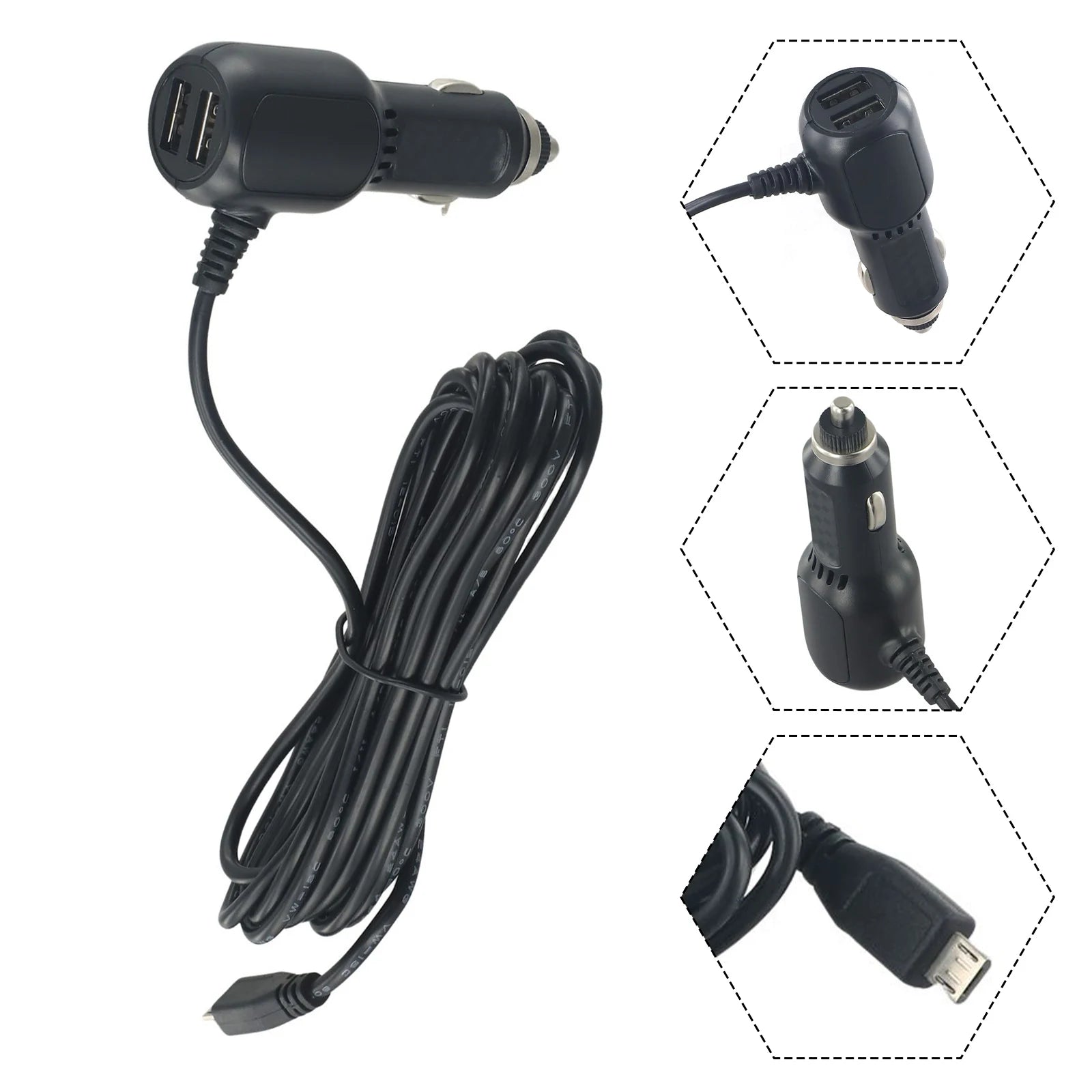 USB-Ladegerät für Dashcam und GPS – SwissGlanzGarage Ansicht 4