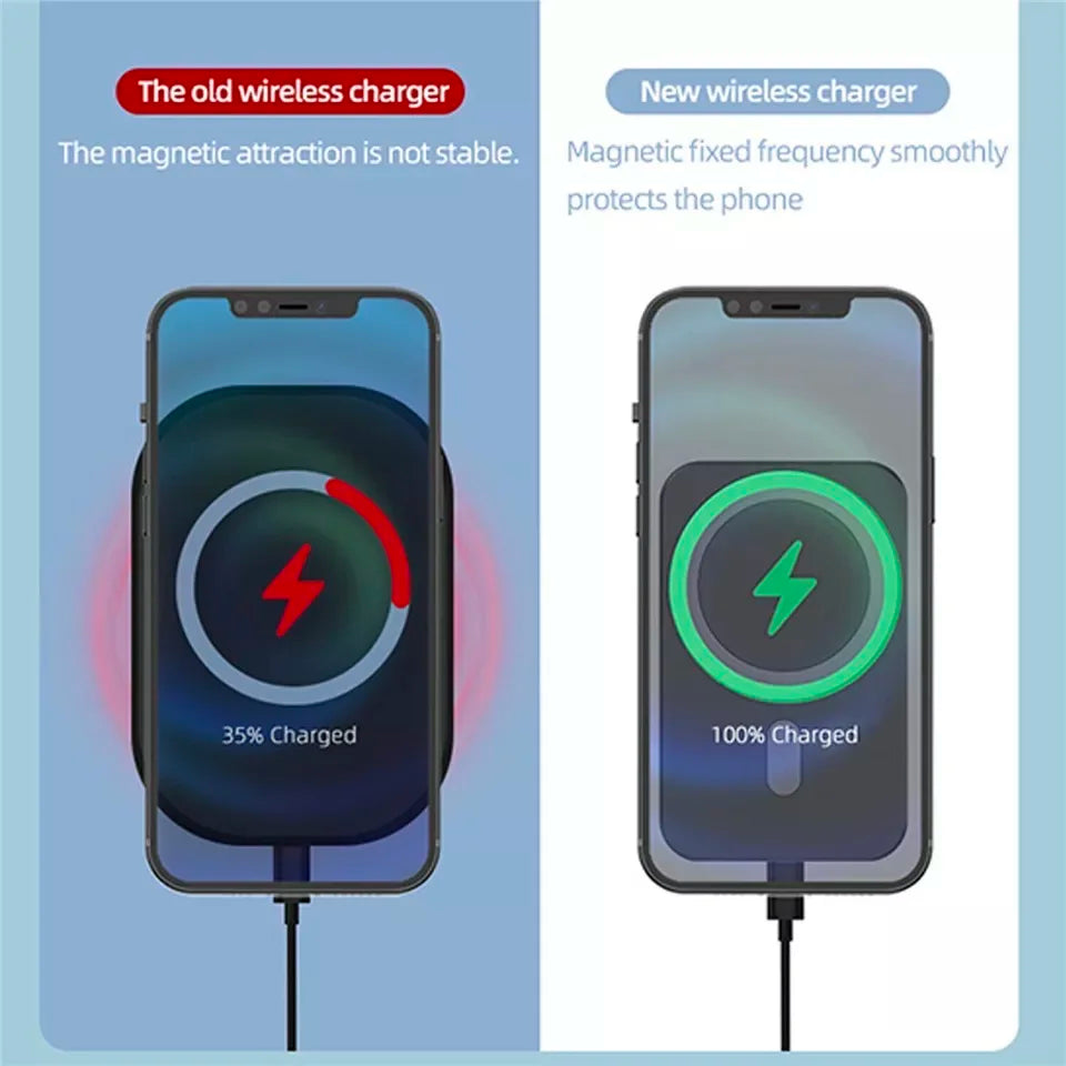 Drahtloses Ladegerät, magnetischer Autotelefonhalter für iPhone 14 13 Pro Max 12, Telefonzubehör, 30 W, Schnelllade-I...
