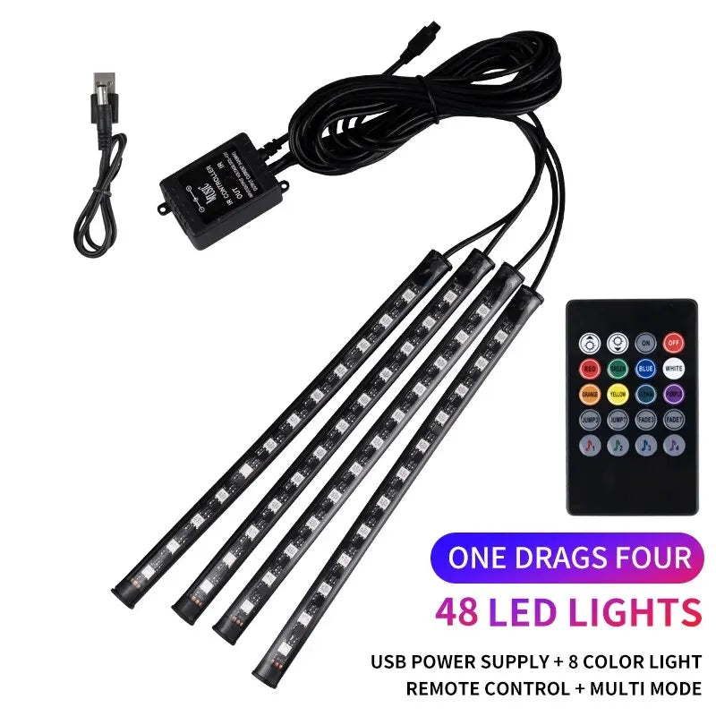 Universal RGB Ambient Lights LED Streifen – SwissGlanzGarage Ansicht 2