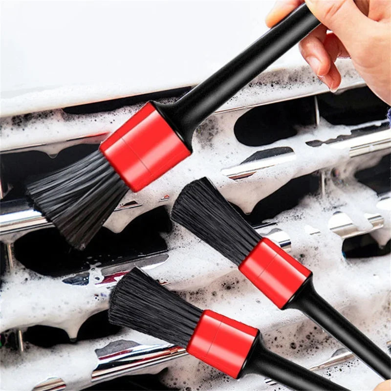 5-teiliges Detailbürsten-Set, Autobürsten, Autodetailbürste für die Autoreinigung, Detailbürste für Armaturenbrett, L...
