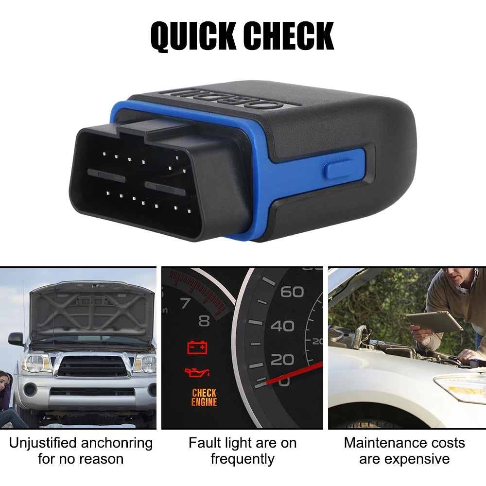 OBD2 Diagnosegeraet Motor-Fehlercode-Leser – mit kabellosem – SwissGlanzGarage Ansicht 5