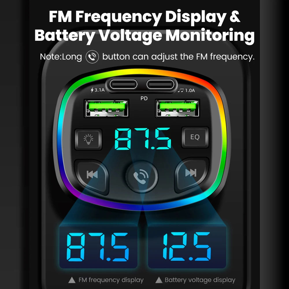 FM-Transmitter mit Dual USB 3.1A – SwissGlanzGarage Ansicht 3