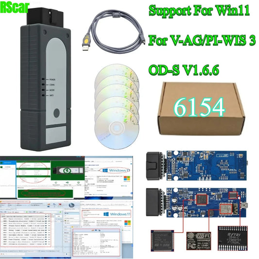 VAS6154 Wifi OBD2 Diagnosegerät für Audi Skoda – SwissGlanzGarage Ansicht 2