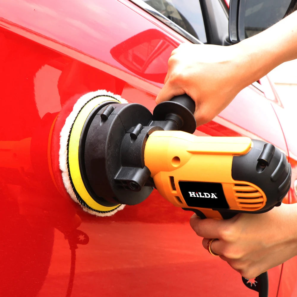Elektrische Auto Poliermaschine Auto Polieren Einstellbare Geschwindigkeit Schleifen Wachsen Werkzeug Auto Zubehör El...