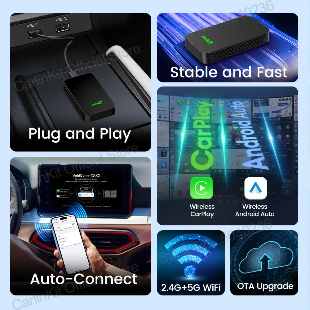 CarlinKit 5.0 C2Air Kabellos CarPlay Adapter – SwissGlanzGarage Ansicht 3