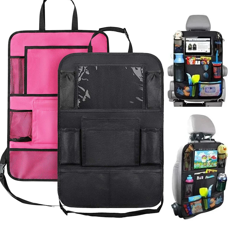 1pc Auto Rücksitz Organizer mit Touchscreen Tablet Halter Auto Lagerung Taschen Abdeckung Auto Sitz Zurück Protektore...