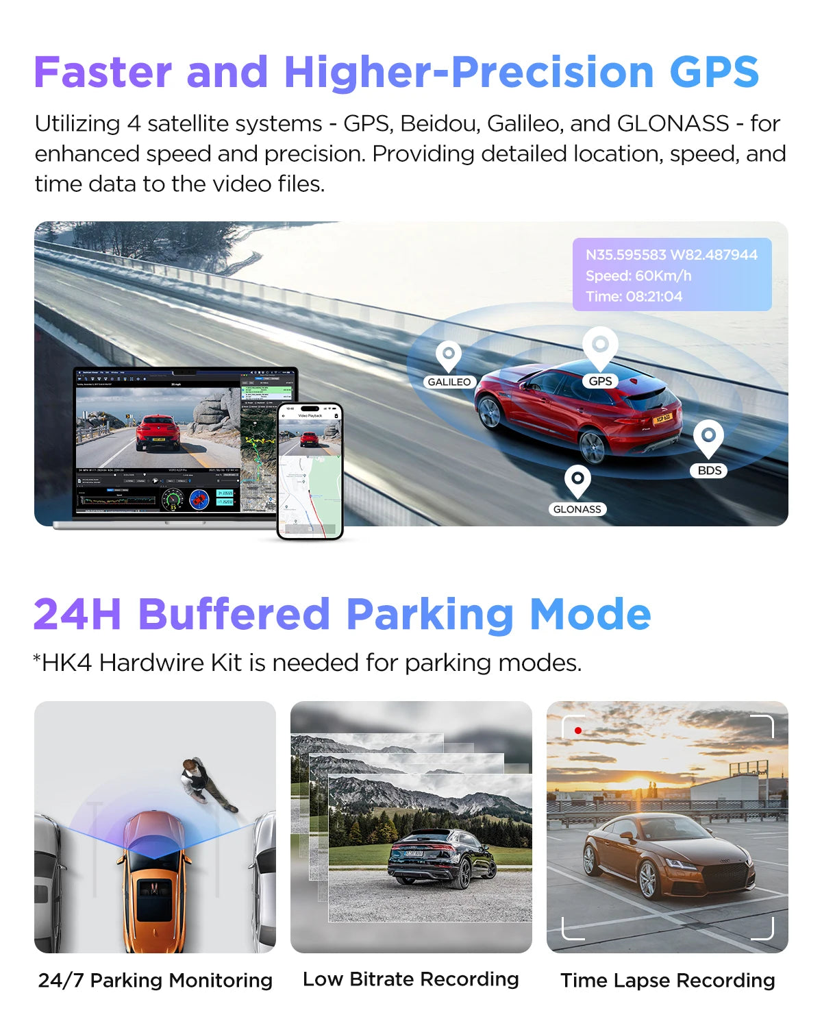 VIOFO A229 PRO 4K HDR Dashcam – SwissGlanzGarage Ansicht 5