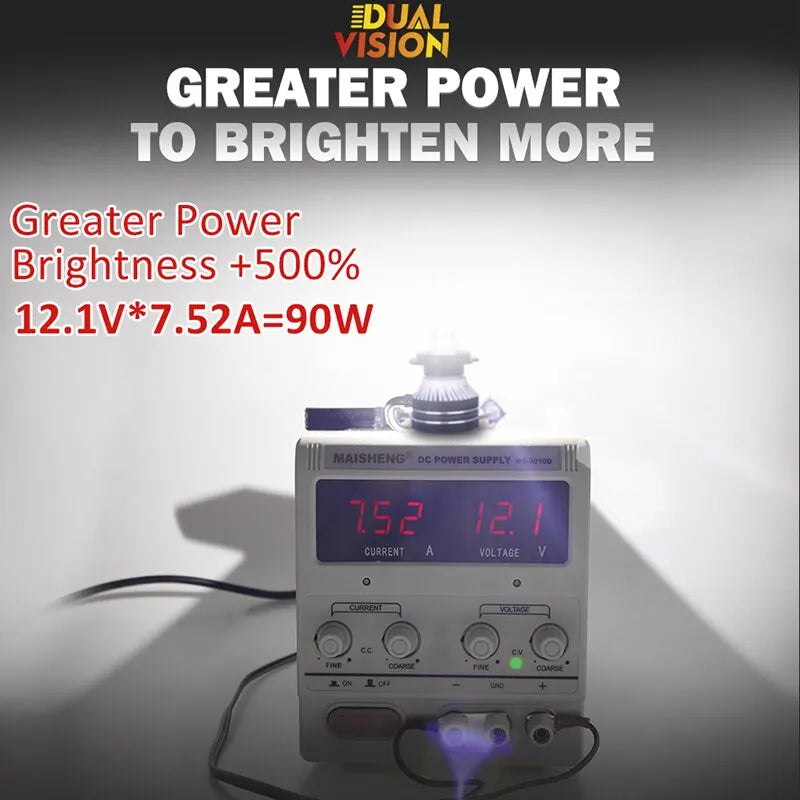 K5C H7 LED 60000LM Scheinwerfer – SwissGlanzGarage Ansicht 4