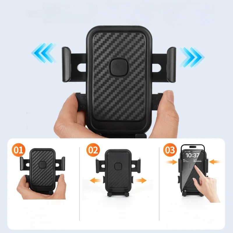 Auto-Handyhalterung [Verbesserte Stärkste Saugkraft & Klammer] Handyhalterung für Armaturenbrett, Windschutzscheibe, ...