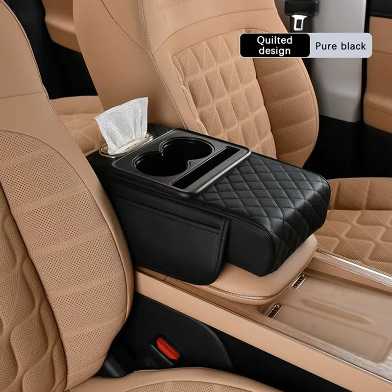 Aufbewahrungsbox für die Armlehne im Auto