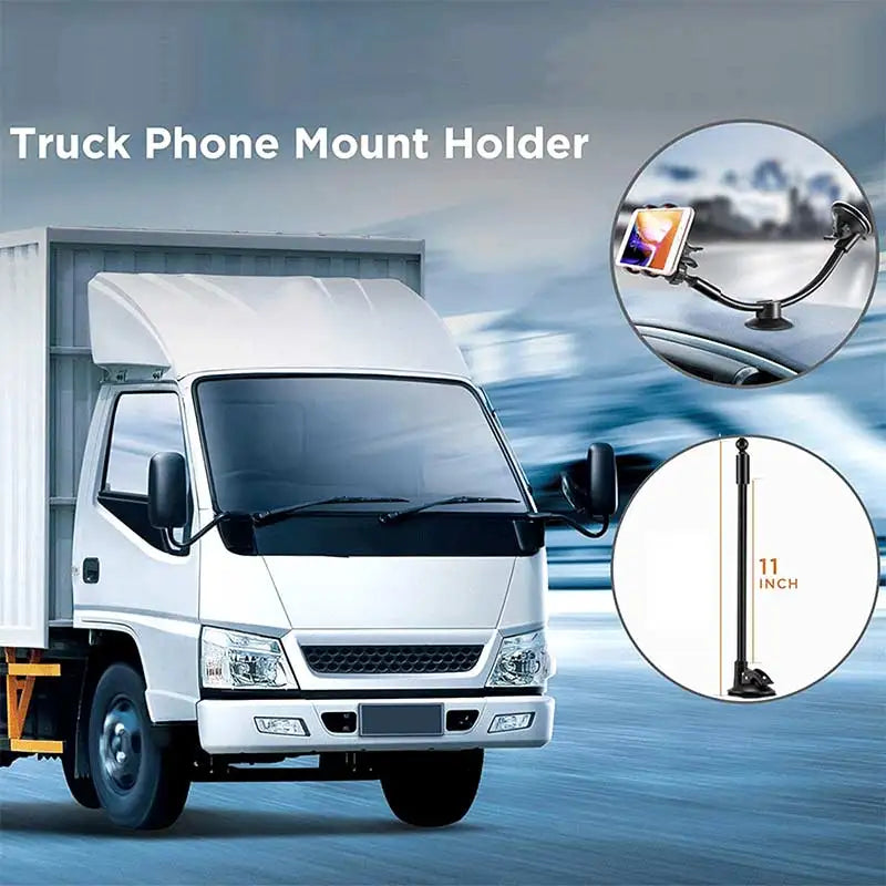 Anti-Shake Auto Telefon Halter Halterung Starke Saugnapf Lange Arm Windschutzscheibe Telefon Halter für iPhone Huawei...