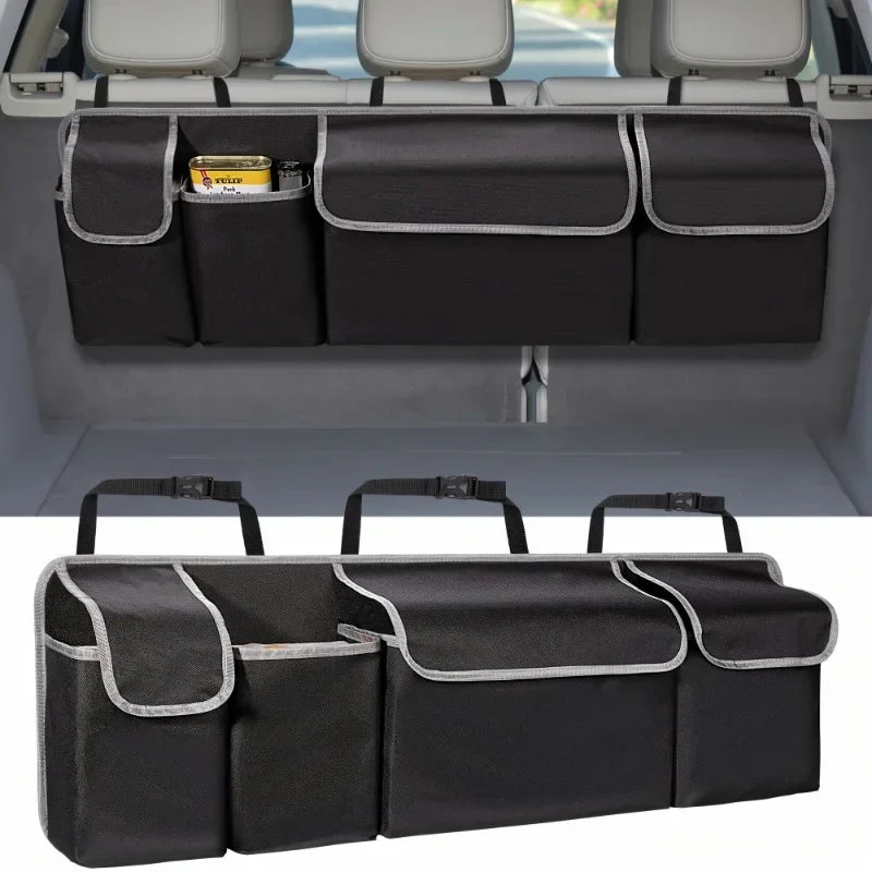 Autositz-Organizer mit 4 Taschen und 3 Deckeln