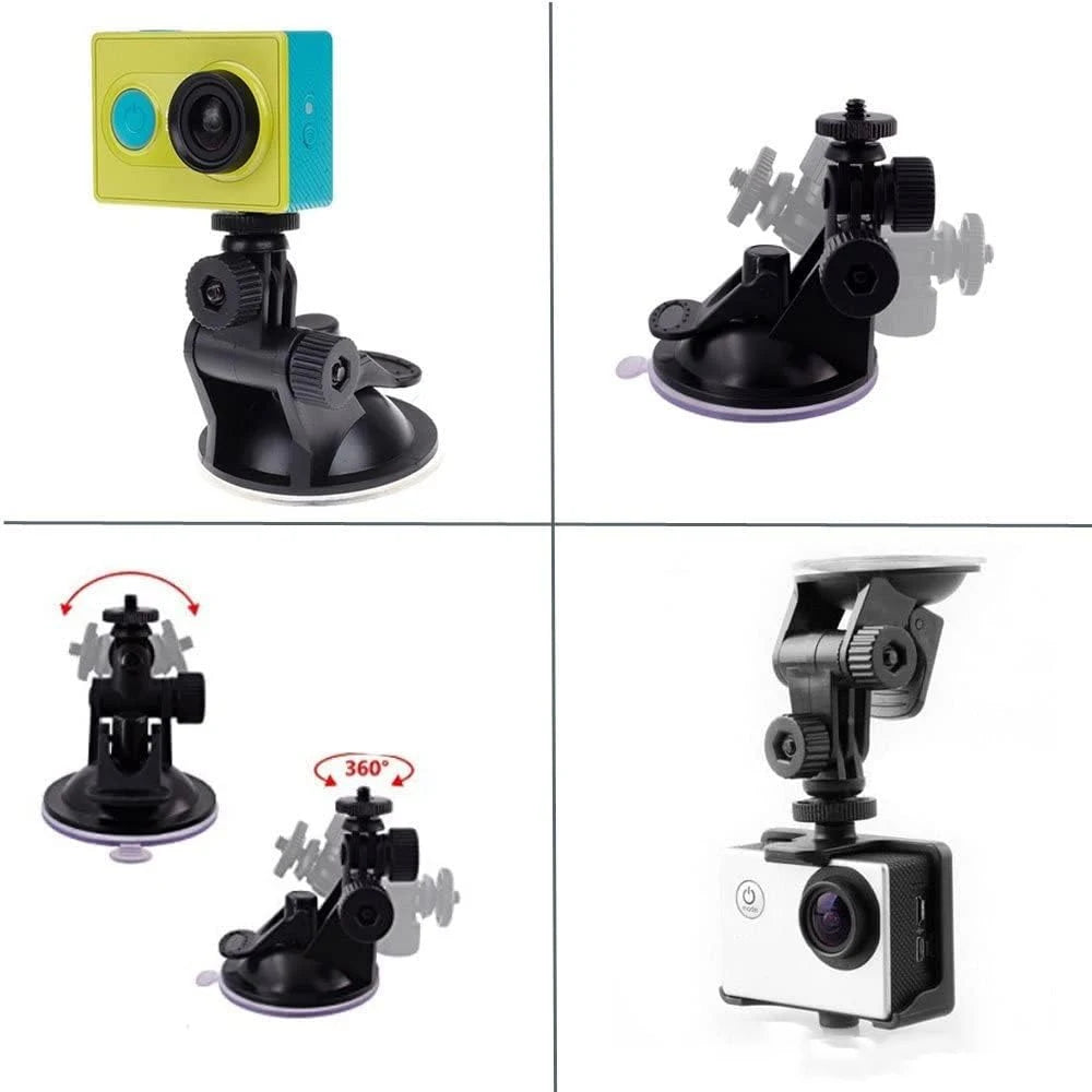 Auto Saugnapf Halter Windschutzscheibe Halterung Für GoPro Hero 13 12 11 10 9 8 5 Insta360 SJCAM AKASO DJI Osmo Actio...
