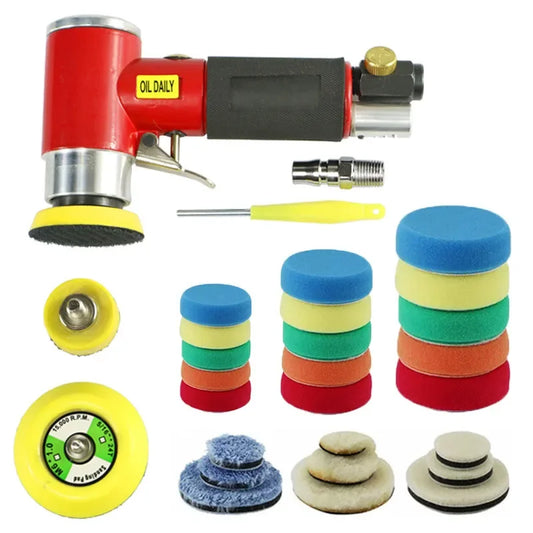 Kleine 2-Zoll-3-Zoll-pneumatische Poliermaschine Auto Wachsmaschine