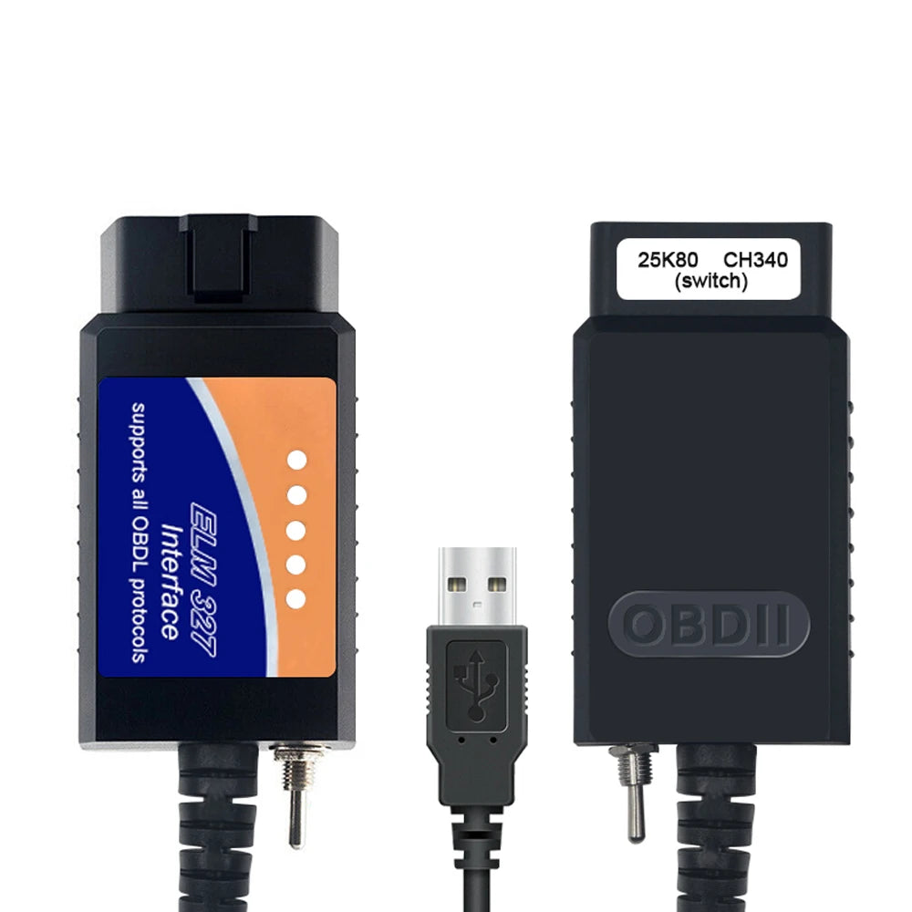 100% PIC18F25K80 Chip USB ELM327 V1.5 OBD2 Scanner – SwissGlanzGarage Ansicht 3