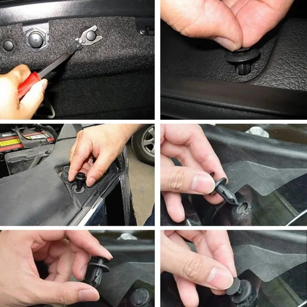 Universal Auto Befestigungsclips Set 100 Stück – SwissGlanzGarage Ansicht 4