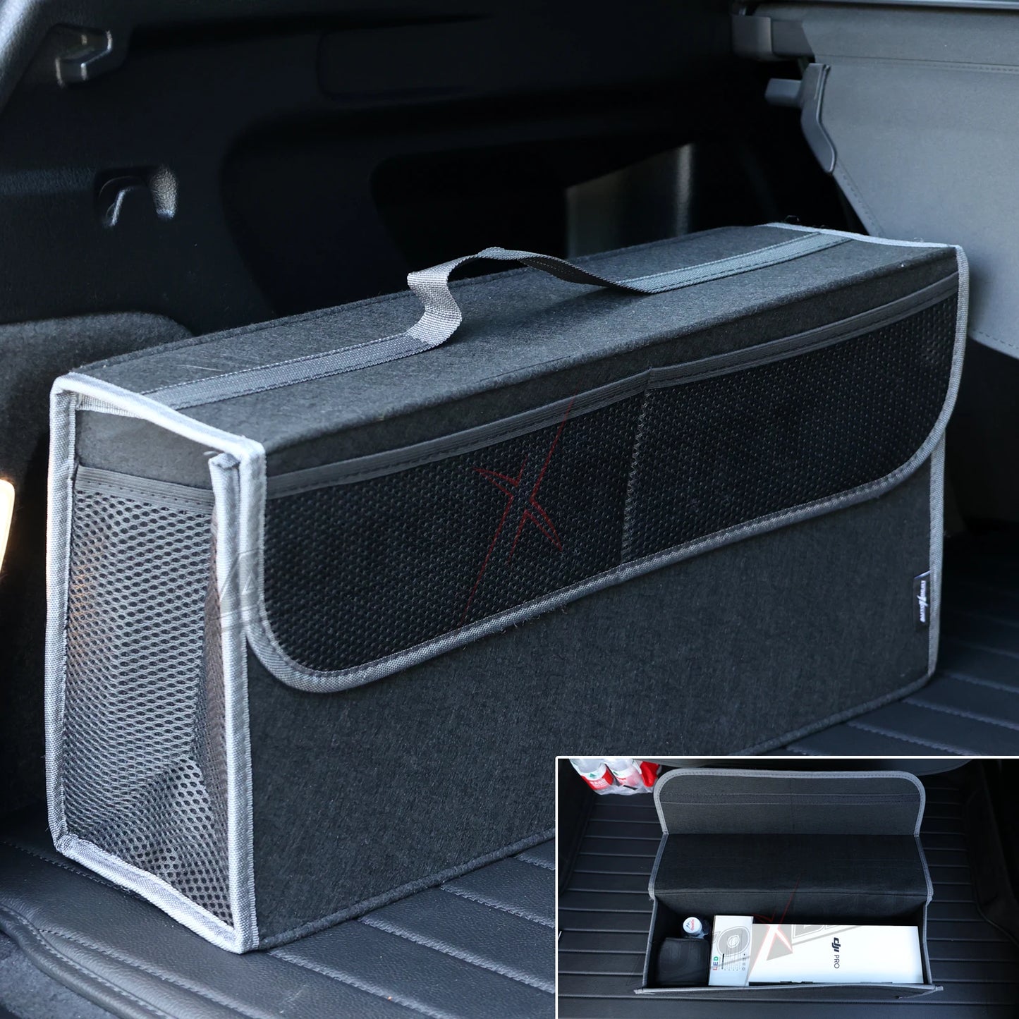Universal Car Trunk Organizer Auto Boot Organizer Aufbewahrung sbox Tasche tragbare Filz ordentlich rutsch feste Werk...