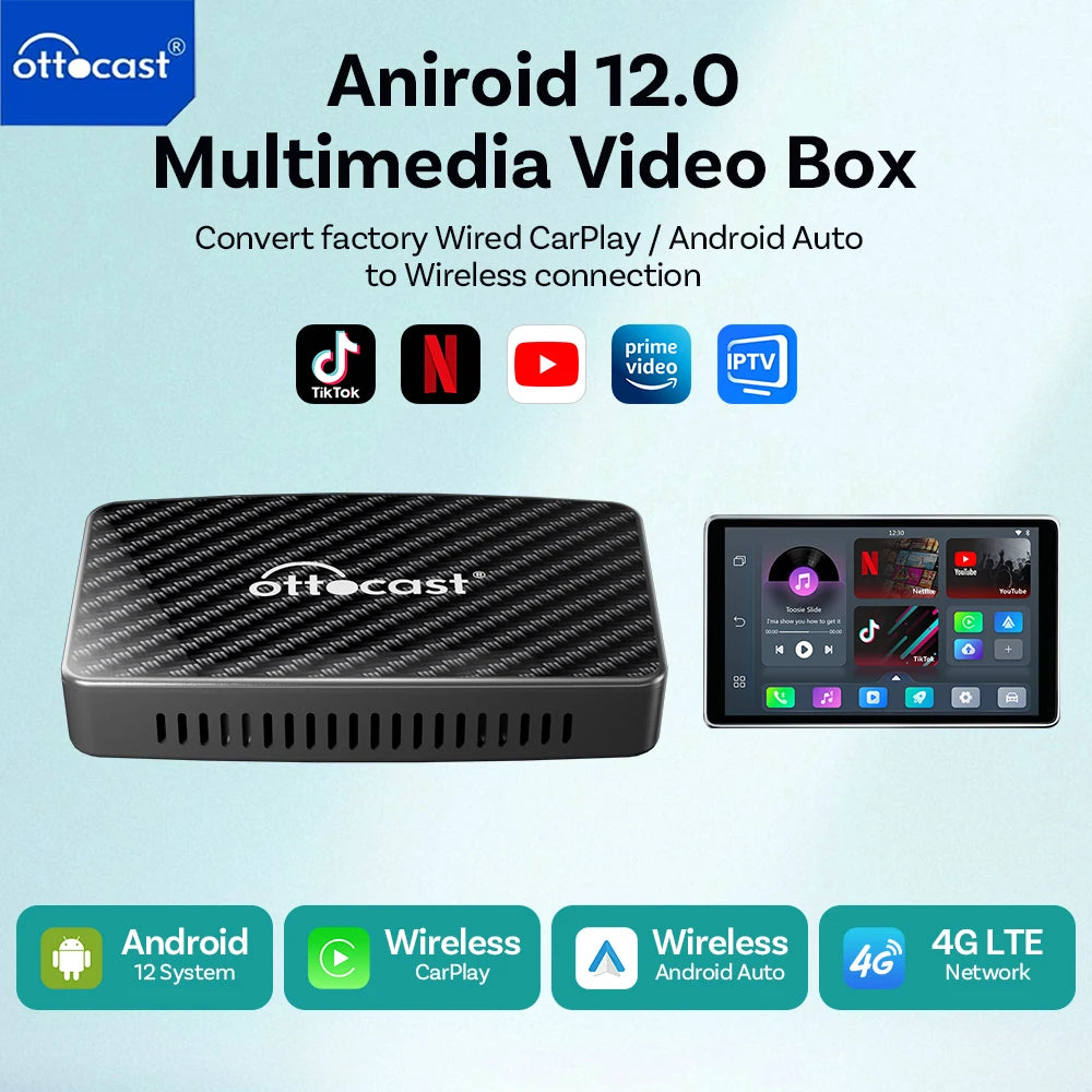 Ottocast Play2 Video Pro Carplay Ai Box – SwissGlanzGarage Ansicht 3