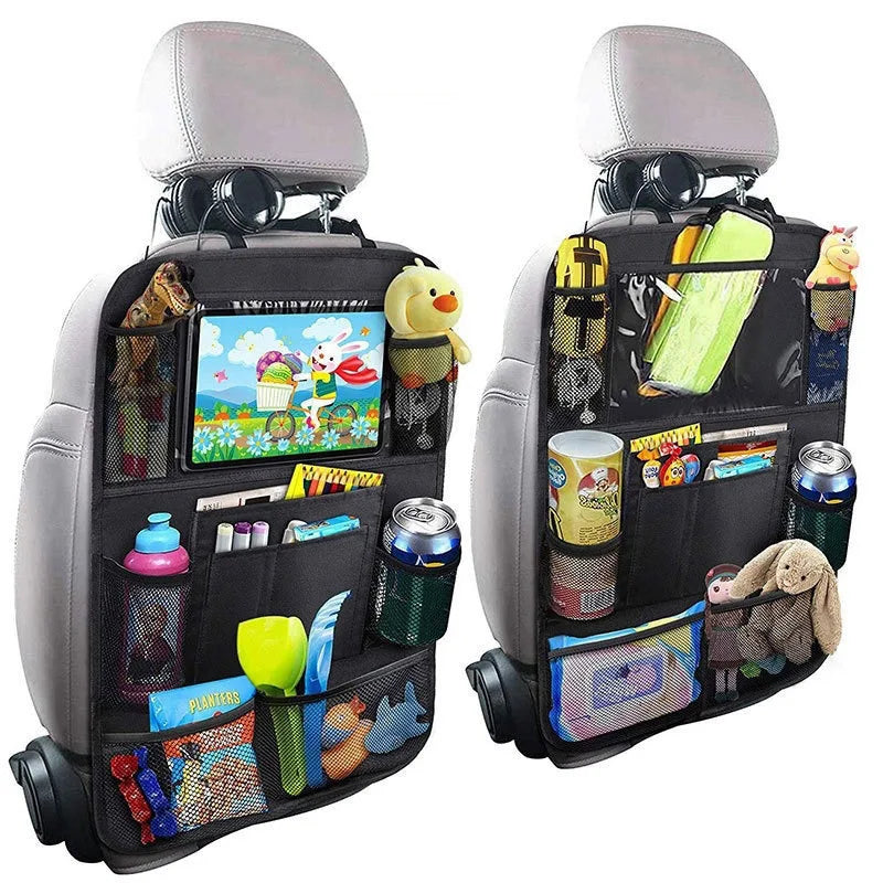 Neuer universeller Autositz-Organizer mit Touchscreen, Tablet-Halter, Auto-Rücksitz-Aufbewahrungstasche, mehrere Tasc...