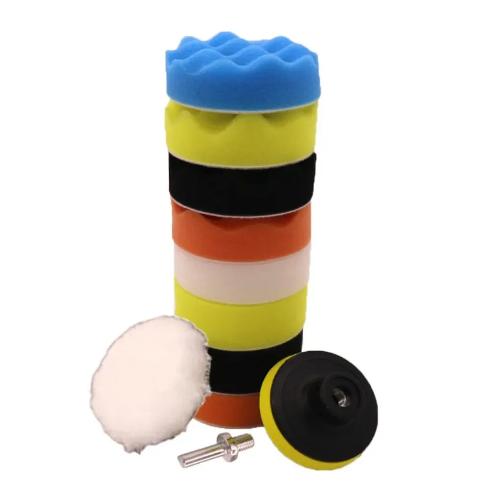 Auto Schaum Pad Puffer Kit Polieren Schwamm Pads Kit Polieren Maschine Wachs Pads für Auto Motorrad motor fahrzeug En...
