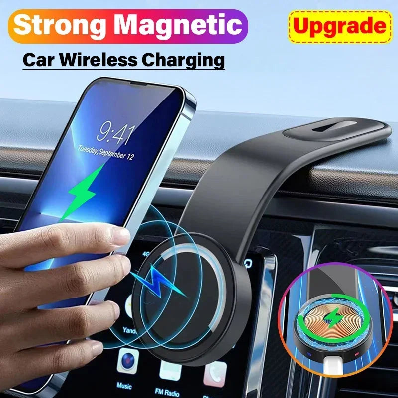 Magnetisches Auto kabelloses Ladegerät Schnell ladung Autotelefon halter Center Control Bildschirm Armaturen brett fü...