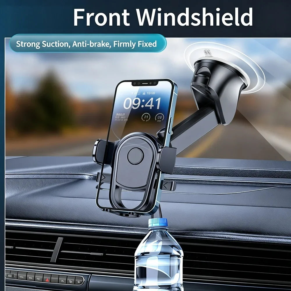 Auto-Handyhalterung mit Starkem Saugnapf 360° Drehbar ° Drehbare Halterung für Armaturenbrett/Windschutzscheibe/Lüftu...