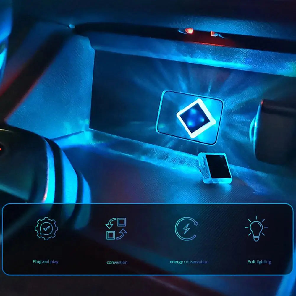 Multicolor USB Auto Ambientebeleuchtung – SwissGlanzGarage Ansicht 6