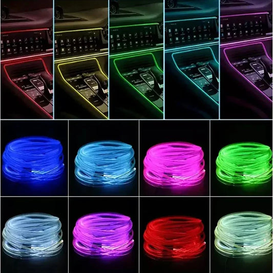 RGB Auto-Innenraum LED-Lichtstreifen Ambiente Neon Unsichtbares Licht