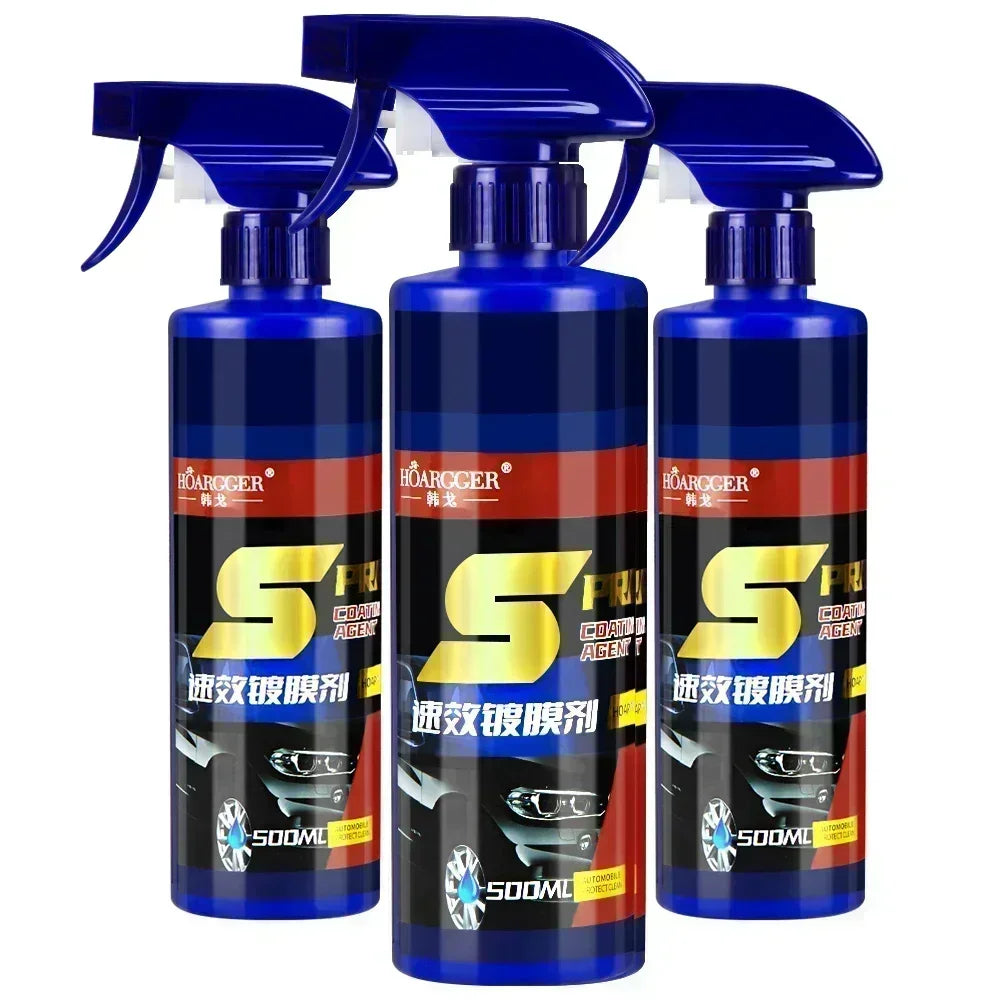 500 ml 3-in-1-Autolack-Reparatur-Spray mit Keramikbeschichtung, schnelles Sprühwachs mit Nano-Beschichtung, hydrophob...