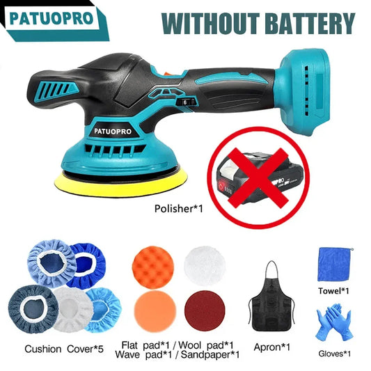 Akku-Poliermaschine 150mm kabellos – Makita 18V kompatibel