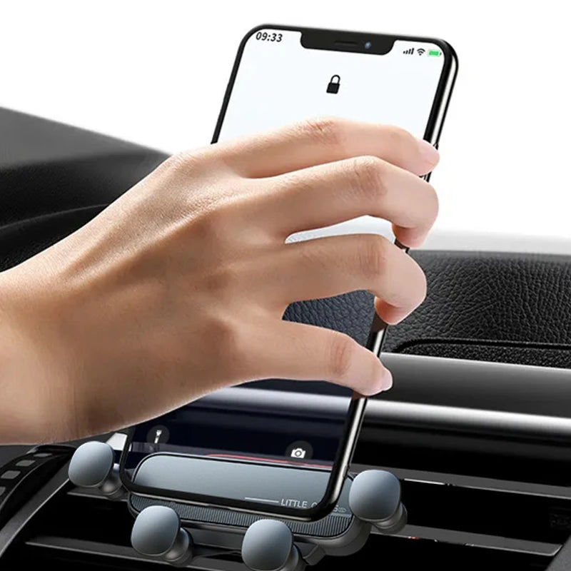Schwerkraft Autotelefon halter Entlüftung sclip Halterung Handy-Ständer in Auto GPS-Unterstützung für iPhone 13 12 Pr...