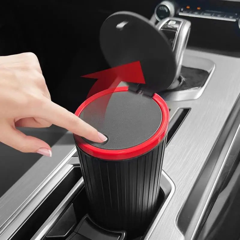 Auto Mülleimer Kann Mini Auto Staub Organizer Auto Innen Müll Tasche