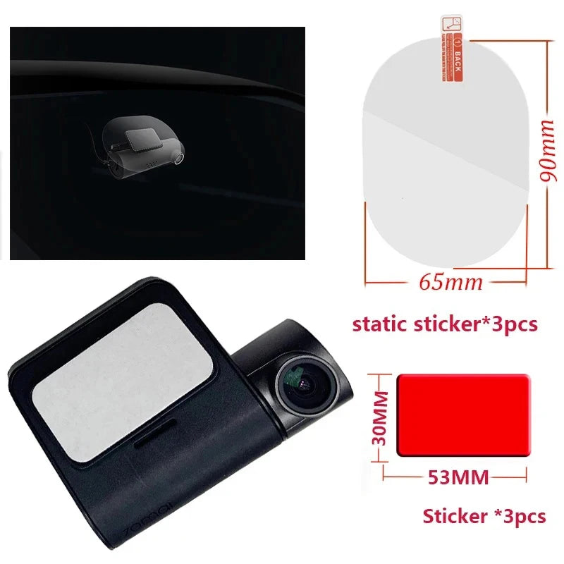 Static Sticker Set für 70mai A500S & RCO6 – SwissGlanzGarage Ansicht 4