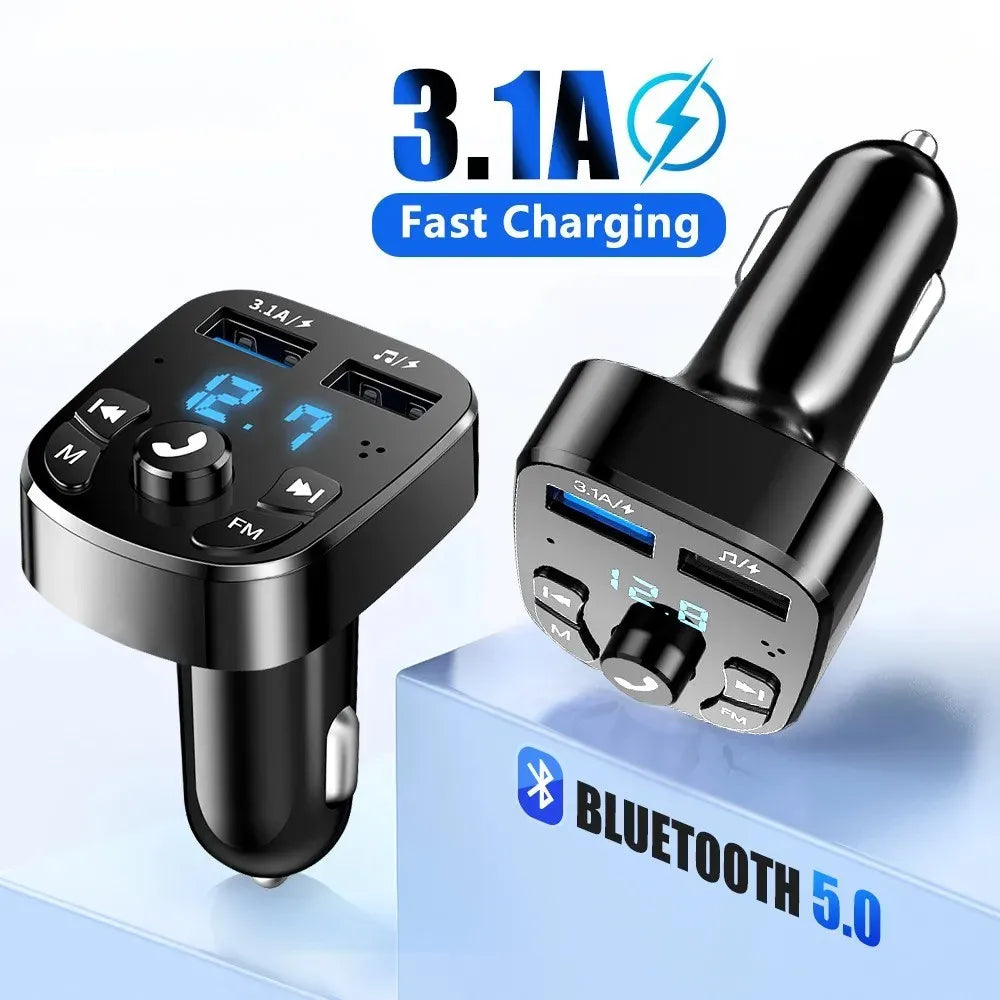 Bluetooth 5.0 Auto MP3 Player mit 3.1A Ladegerät – SwissGlanzGarage Ansicht 5