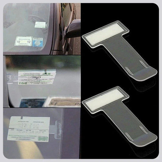 Transparente Parkplatz-Halterung