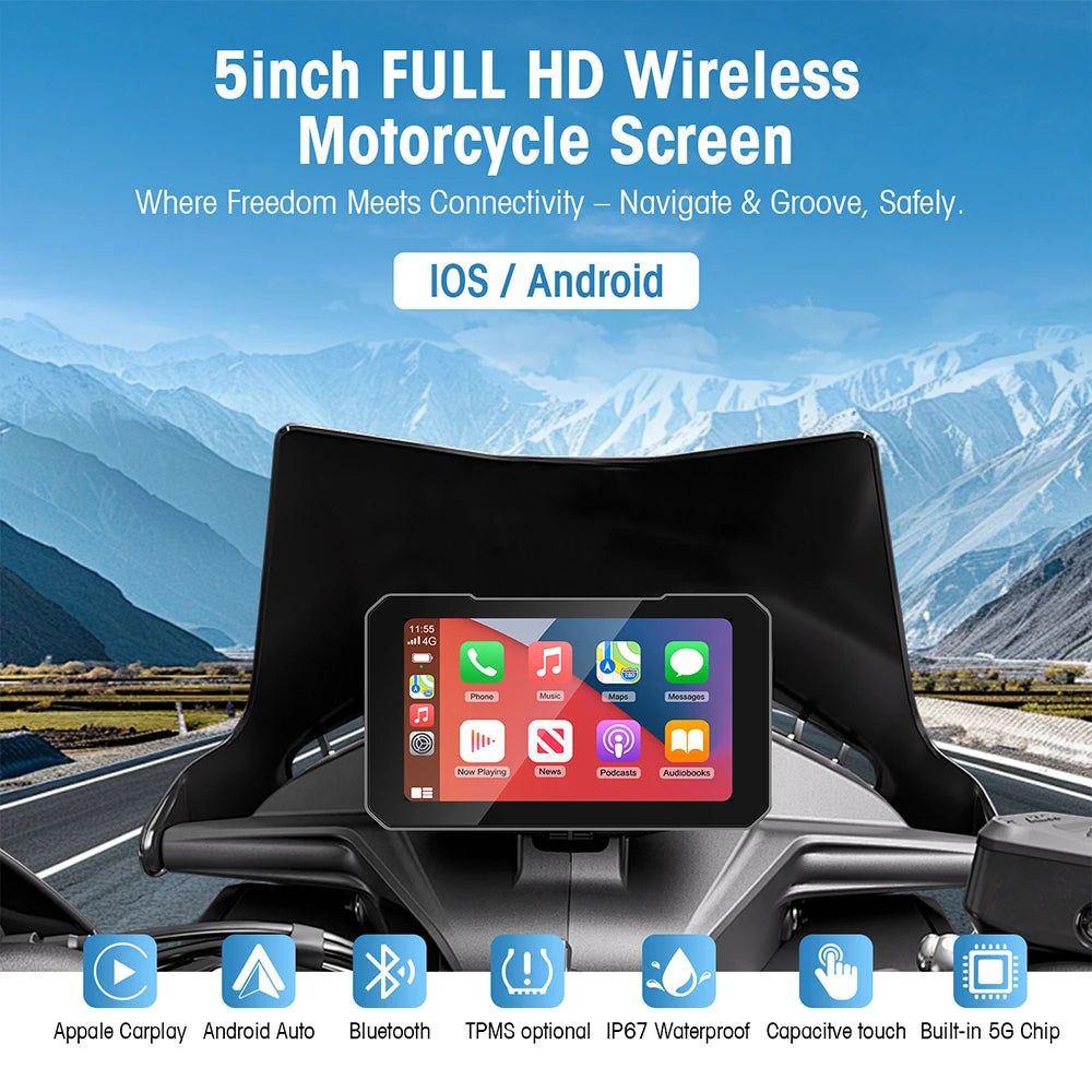 Pionray Tragbares 7/10 Zoll CarPlay – mit kabellosem Laden – SwissGlanzGarage Ansicht 4