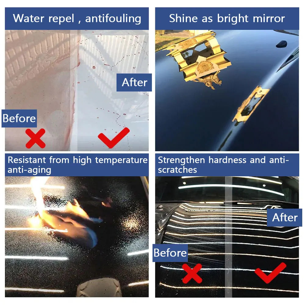 Graphen-Auto-Keramikbeschichtung, 10 Stunden + deutsches Flüssigglas, Nano, superhydrophobe Autobeschichtung, kratzfe...