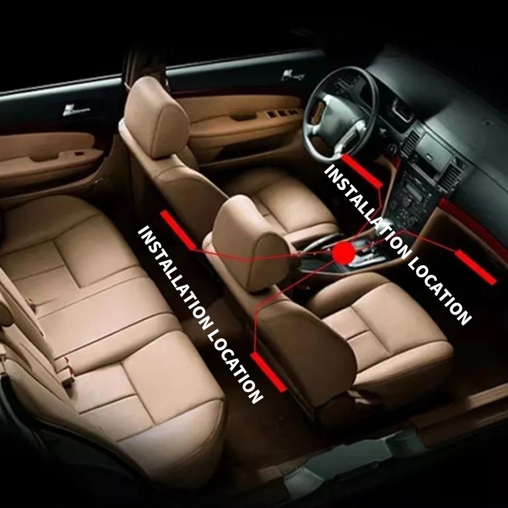 Auto Innen RGB LED Streifen Licht Styling Dekoration Atmosphäre