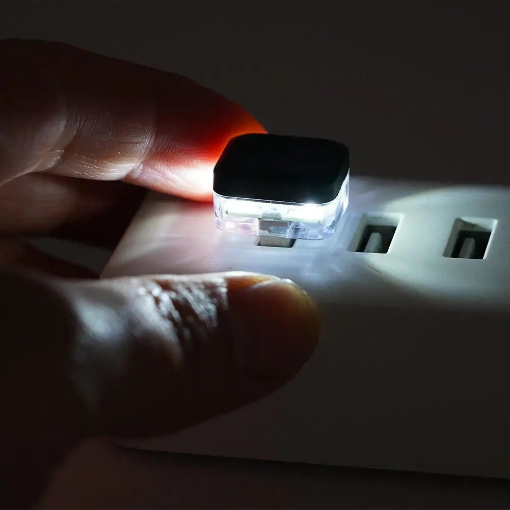 Neue Universal USB Auto Innen Umgebungs Atmosphäre Licht LED Signal
