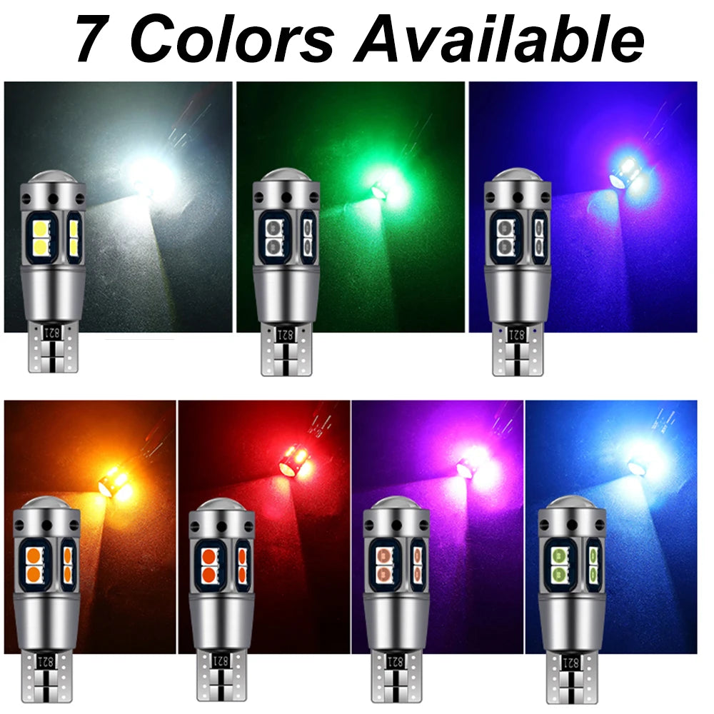 ASLENT T10 W5W LED Rücklicht 3030 10SMD 12V – SwissGlanzGarage Ansicht 5