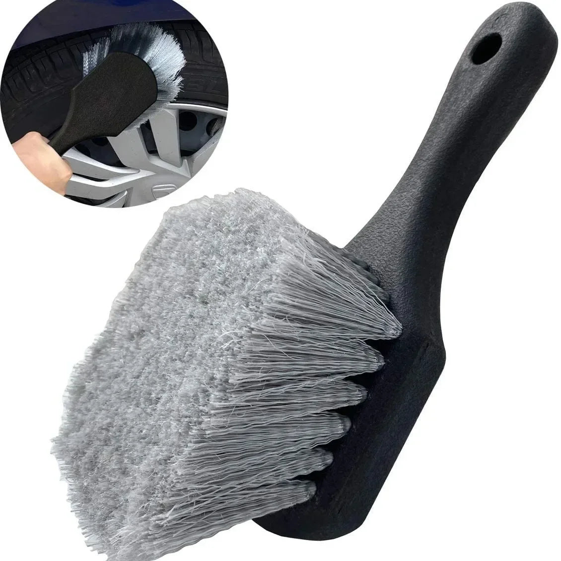 Autoreifen-Felgen-Reinigungsbürste, Detaillierungsbürsten, Waschtuch-Set, univer
