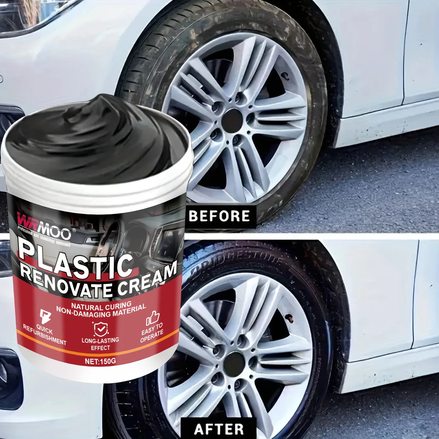 Auto-Kunststoffteil-Beschichtungs-Reparaturmittel – Restore Shine, Auto-Armaturenbrett-Wachs, Reifenschwärzungswachs,...