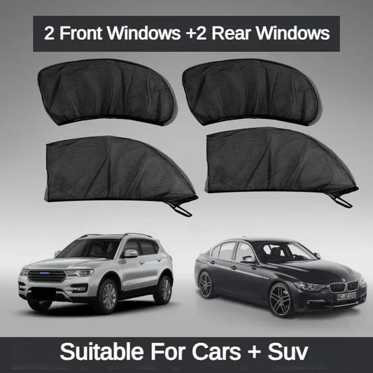 Universeller Auto-Sonnenschutz, SUV, UV-Schutz, Anti-Mücken-Seitenfenster-V